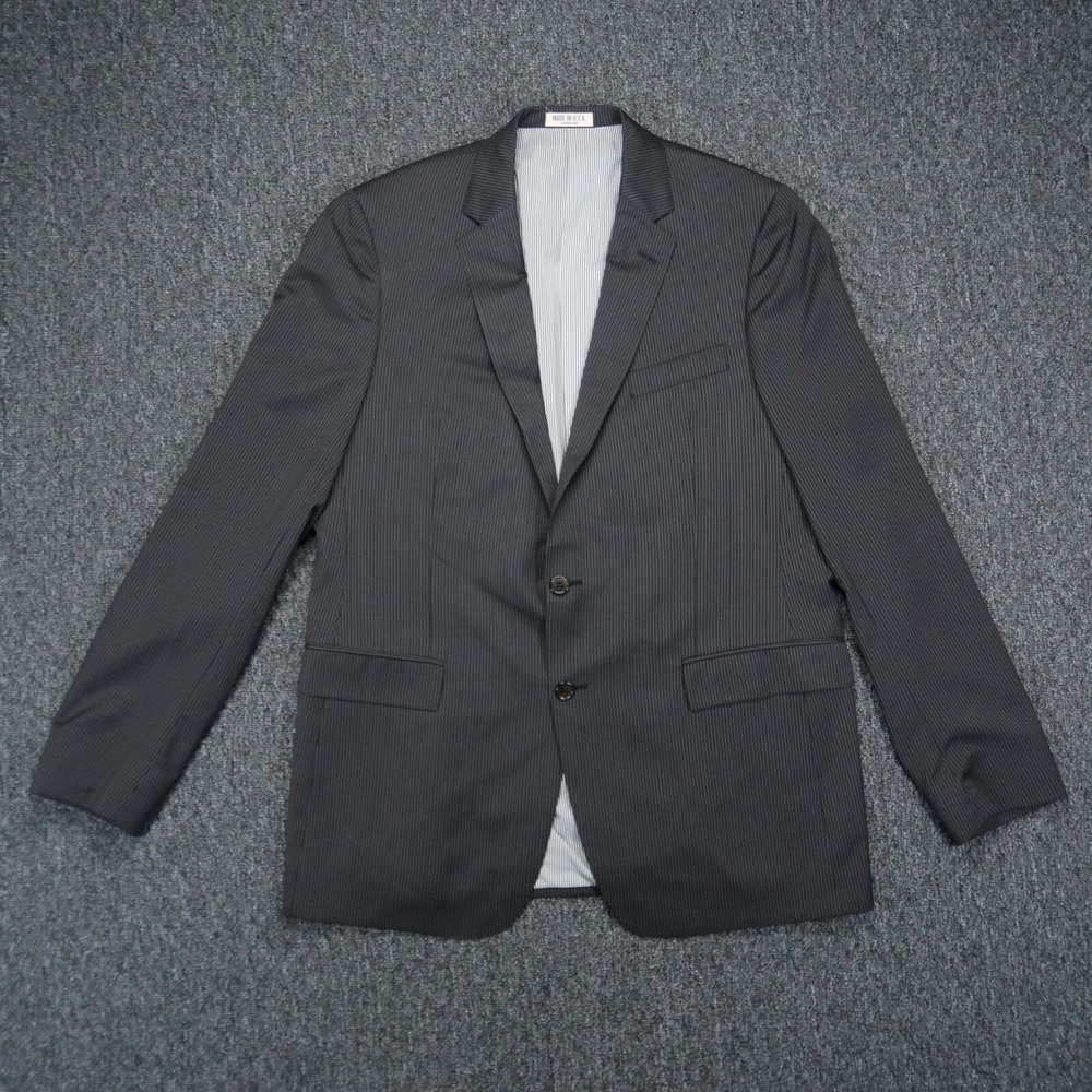 Todd Snyder Blazer Mens 40R Gray‎ Mayfair Fit Wool Pinstripe Sport Coat Jacket